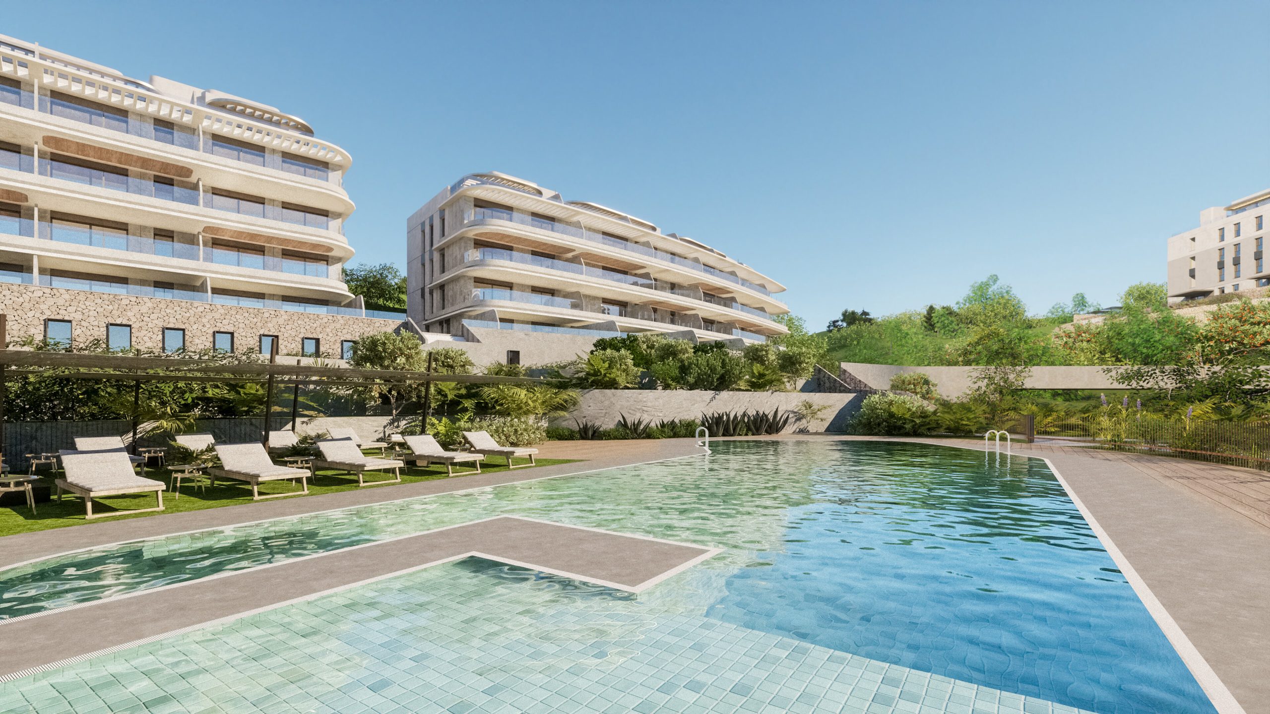 Panorámás tengerre néző luxus lakások eladók Mijas szívében – modern dizájn és prémium kényelem a Costa del Sol legjobb részén!